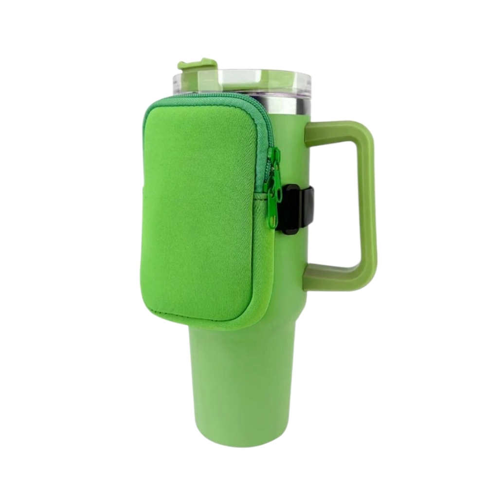 Fitness Cup Storage Bag‎ Portable Handheld Water Bottle Side Bag for Tumbler